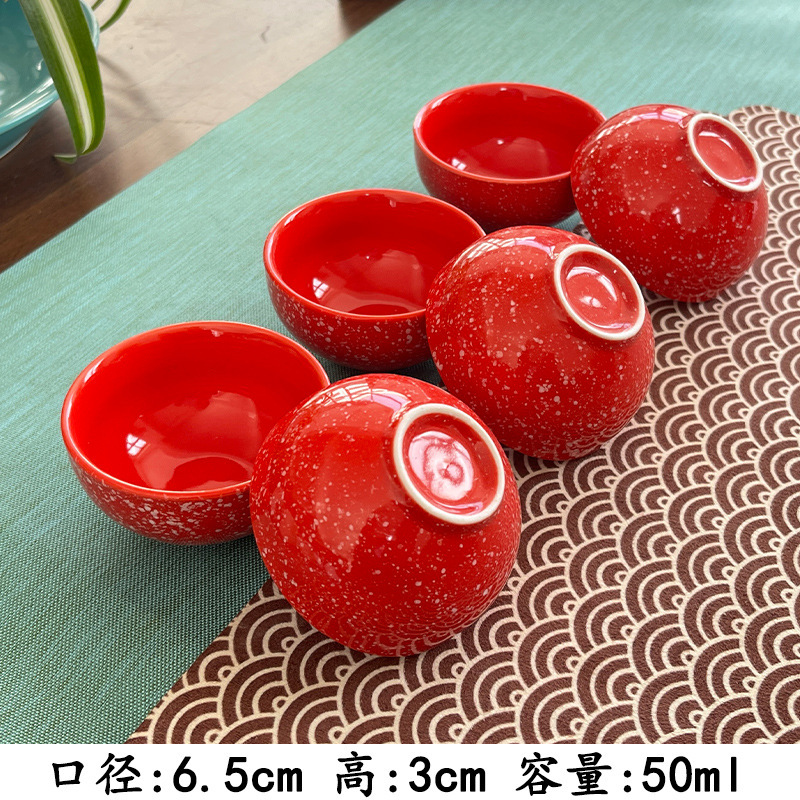 캔디 컬러 컵-레드 6