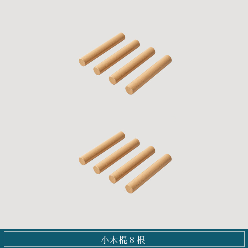 작은 나무 막대기 8개