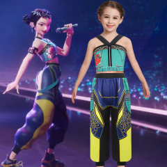 2025童装猎魔女团佐依cos服舞台表演服装韩团动漫女团打歌服童装
