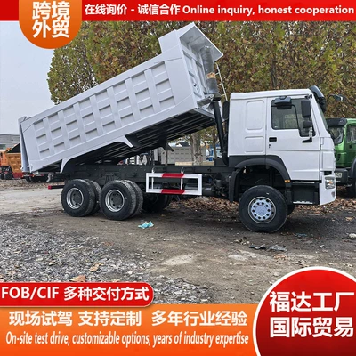 Yük maşınları dump truck, construction site soil transport