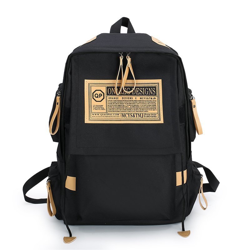 Korean version of female middle school students backpack wholesale backpack male plus LOGO large capacity travel bag business computer backpack