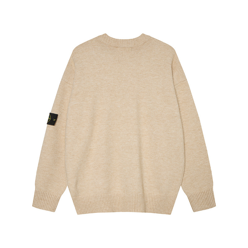 跨境Stoneisland石头岛FW24双口袋斑点针织圆领套头毛衣8115562B1|undefined