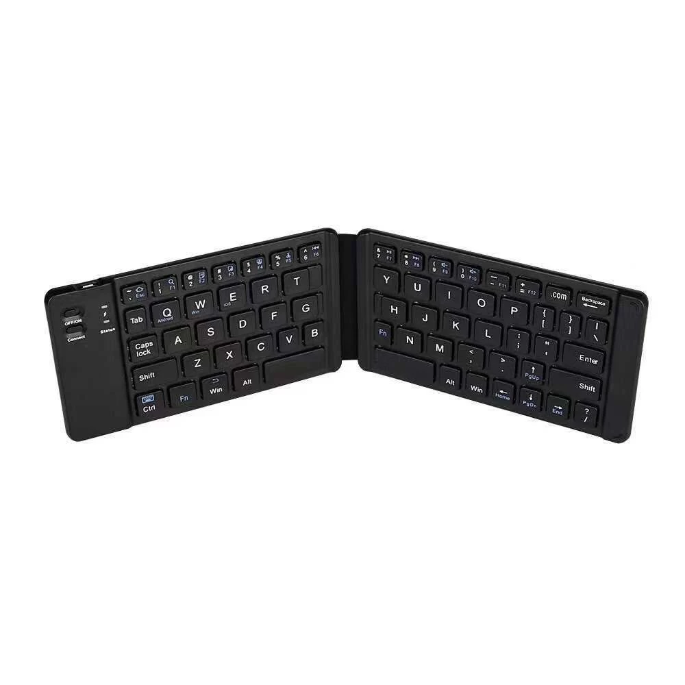 Folding Bluetooth keyboard (Huawei compatible) — portable magnetic stand, quiet scissor keys