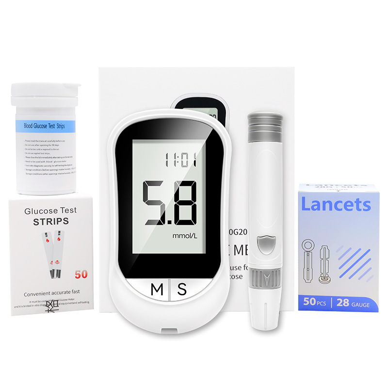 대외 무역 버전 호스트 + 테스트 스트립 50개 + 바늘 50개