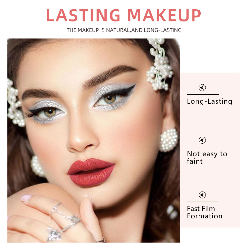 carina QIBEST Cement Grey Matte Pearlescent Fine Shine Dark Punk Smoky Makeup ombretto liquido_voghion.com