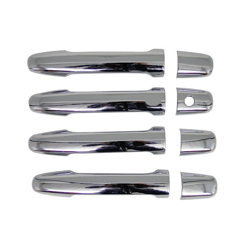 Luxgen Outer Door Handle Bowl Cover for Luxgen U6, ABS Chrome Plated (Portal Wrist) - 8pcs-set-without-smart-button-handle