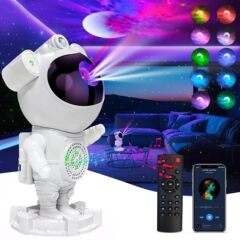 新しい宇宙飛行士装飾クリエイティブクール Bluetooth オーディオ雰囲気ライト超サブウーファー星空投影ライト宇宙飛行士