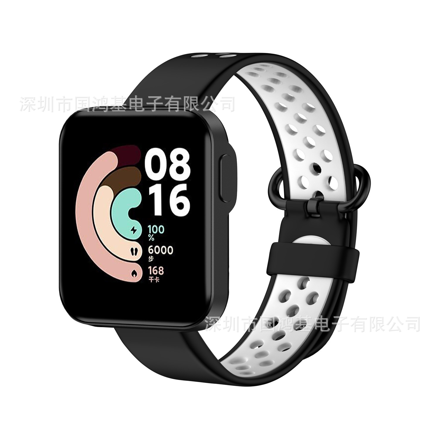 Correas de reloj de silicona estilo pulsera Guohongji compatibles con Xiaomi Redmi Watch 2, Redmi Watch 2 Lite y Redmi de segunda generación.