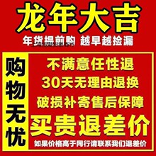 2024龙年年好绒布新款春联过年金粉立体对联春节大门喜庆新款春贴