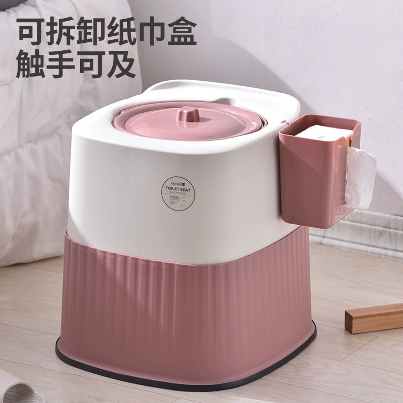 Пожилые люди используют мобильный туалет для беременных унитаз Складные горшки для пожилых людей