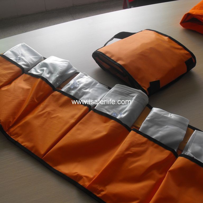 Ventas directas de fábrica Amazon fractura férula de emergencia conjunto de seis piezas con bomba férula inflable férula fija