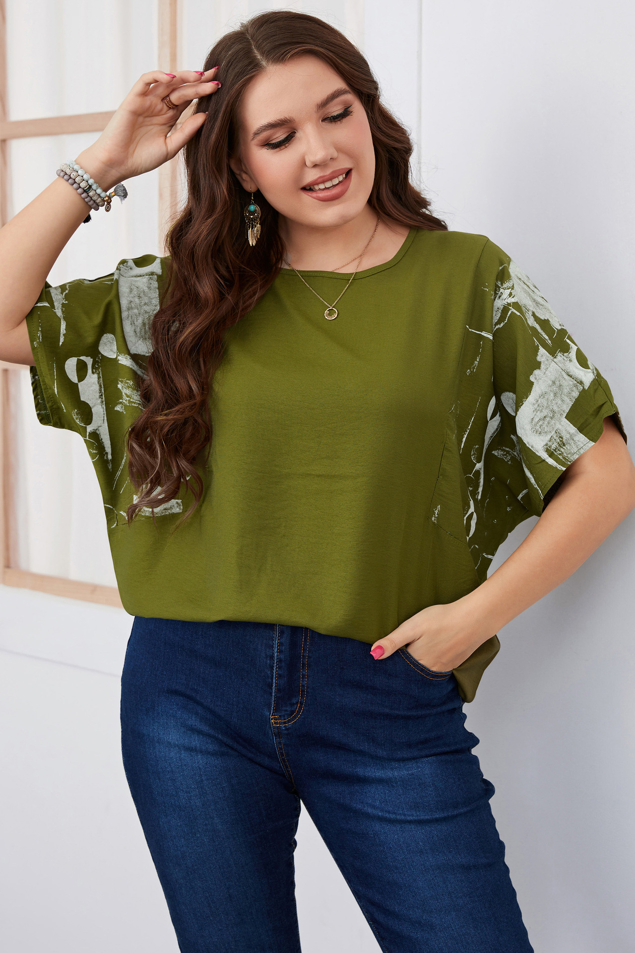 Commute Solid Color Polyester Ruffles Blouse display picture 1