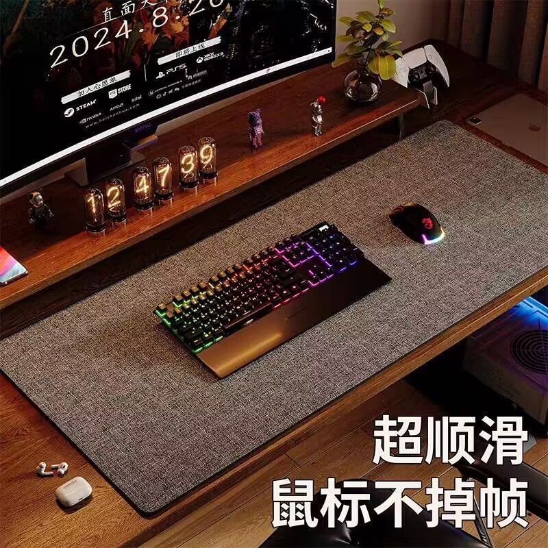 书桌垫电脑桌垫肌理皮革桌布写台标垫办公桌面垫网红厂家直发|undefined