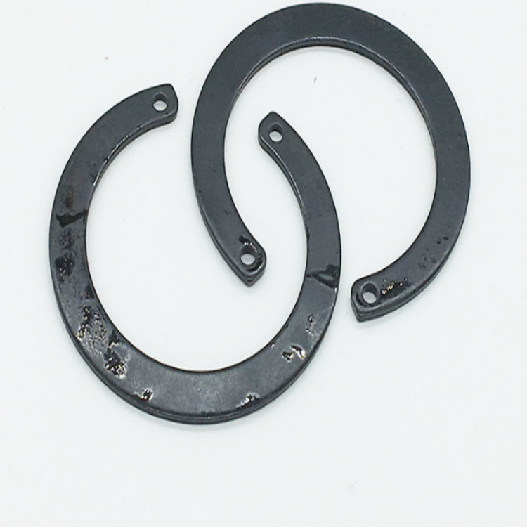 供应止动环带孔 带眼挡圈 止动环 可定 制各种材质