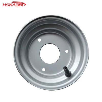 Off-road motorcycle ATV6 inch 3 hole 78MM silver iron wheel rim (Motorcycle wheel hub)
