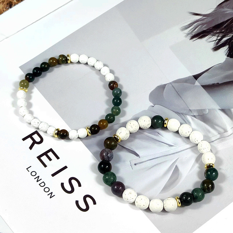 white agate fresh bracelet