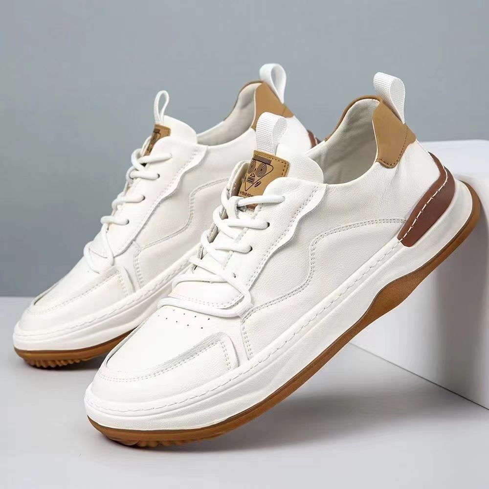 Otoño estilo caliente zapatos de hombre estación europea zapatos blancos hombres plataforma todo fósforo transpirable tendencia de moda zapatos de deporte zapatos de payaso al por mayor