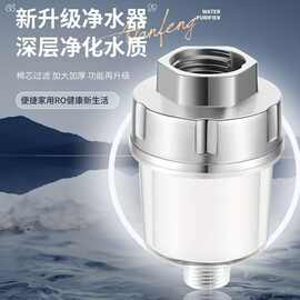 过滤器热水器花洒喷头沐浴净水器淋浴龙头家用自来水进水通用除垢