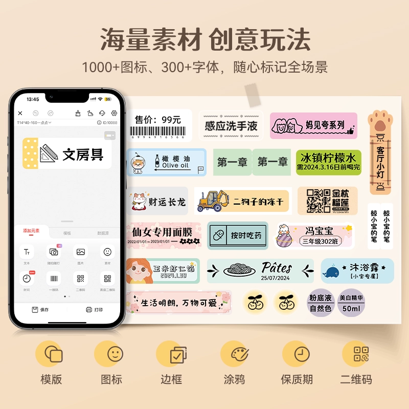 Портативный маленький принтер, (Cross-border торговля), bluetooth