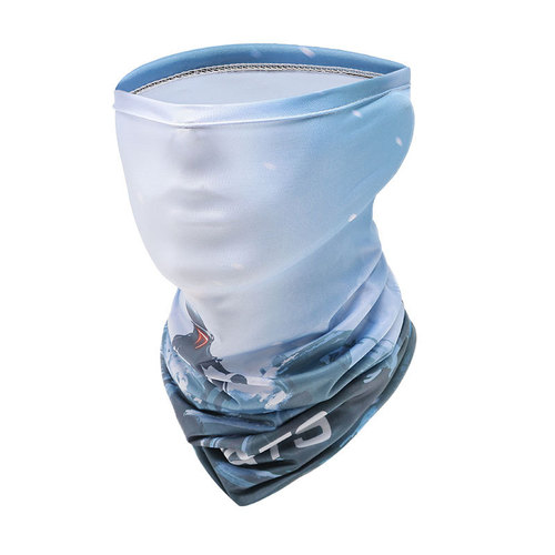 Wholesale summer ice silk mask, sun protection neck scarf, outdoor breathable face towel, full face mask, cycling travel equipment