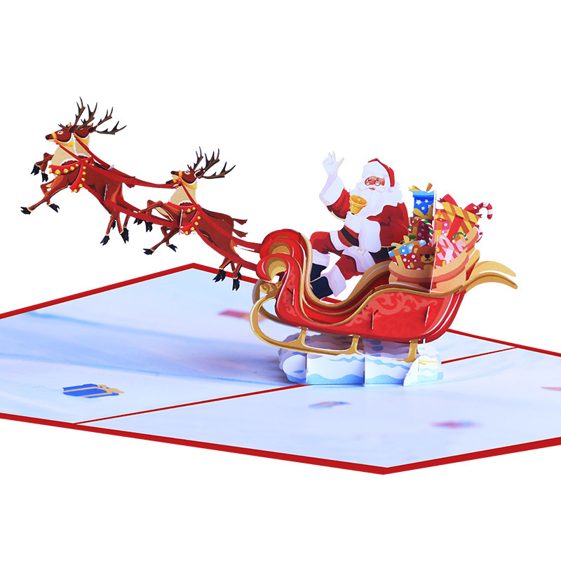 メーカーは創意的なクリスマスカードを提供しています。|undefined