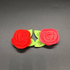 Three dimensional hair accessory handmade non-woven cloth, clothing