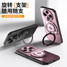 适用vivoY500手机壳新款带支架高级保护壳VIVO磁吸专用后壳防摔金