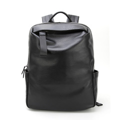 カジュアルビジネストップ牛革バックパック多機能パソコンバッグ出張大容量男性リュック通勤バッグ