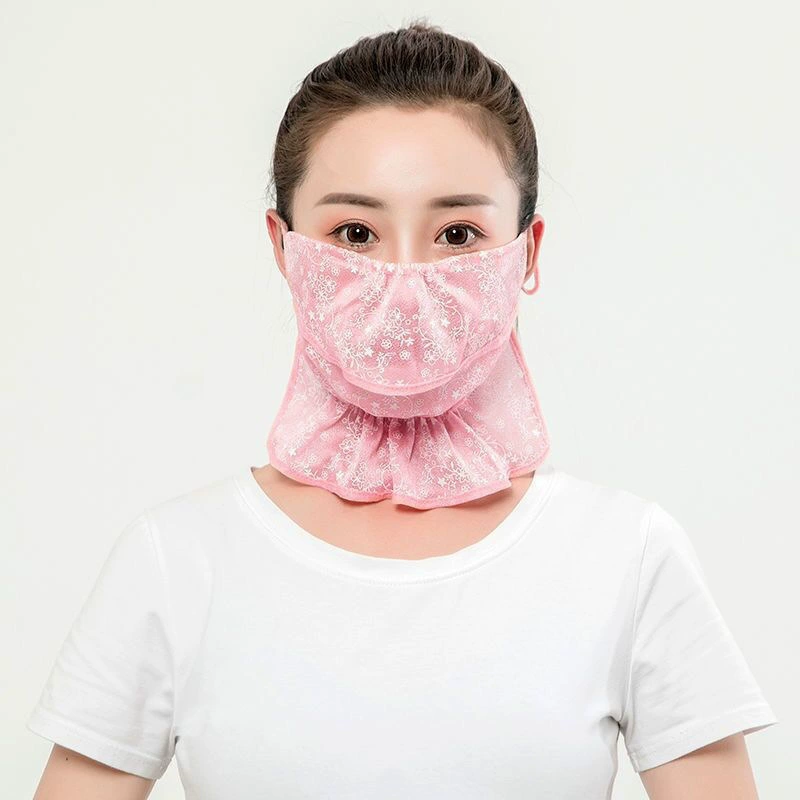 Летний взрыв 2 солнцезащитные маски для защиты шеи, дышащие солнцезащитные маски, женские маски для езды на открытом воздухе