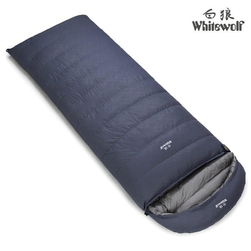 Down Sleeping Bag Tent Manufacturer Supplies Outdoor Camping Envelope-Style Ultra-Light White Duck Feather Sleeping Bags with Drop Shipping