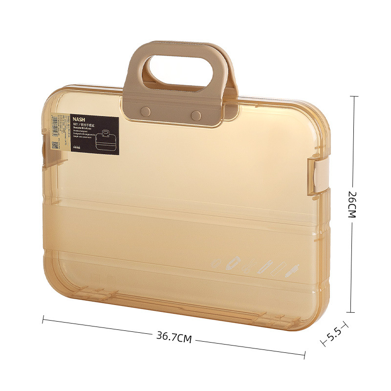 Bolsa de archivo de plástico transparente al por mayor carpeta grande A4 caligrafía BOLSA DE INFORMACIÓN examen material de papel bolsa de almacenamiento bolsa de órganos