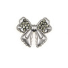 Fashionable metal hair accessory with bow