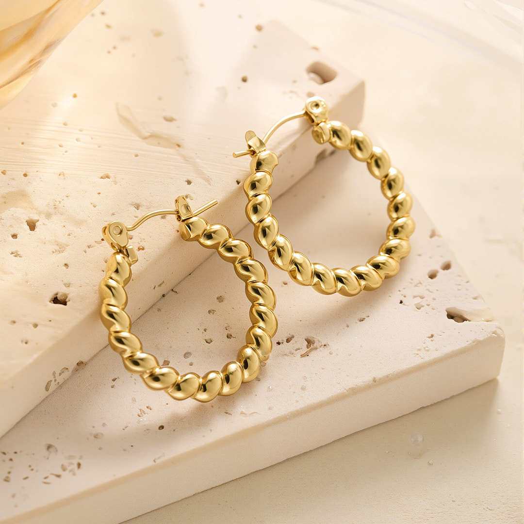 Eh018 earrings gold