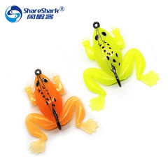 Lua hook soft frog black fish killer frog type soft bait Lua bait bionic fake bait wild fishing 5cm 5g