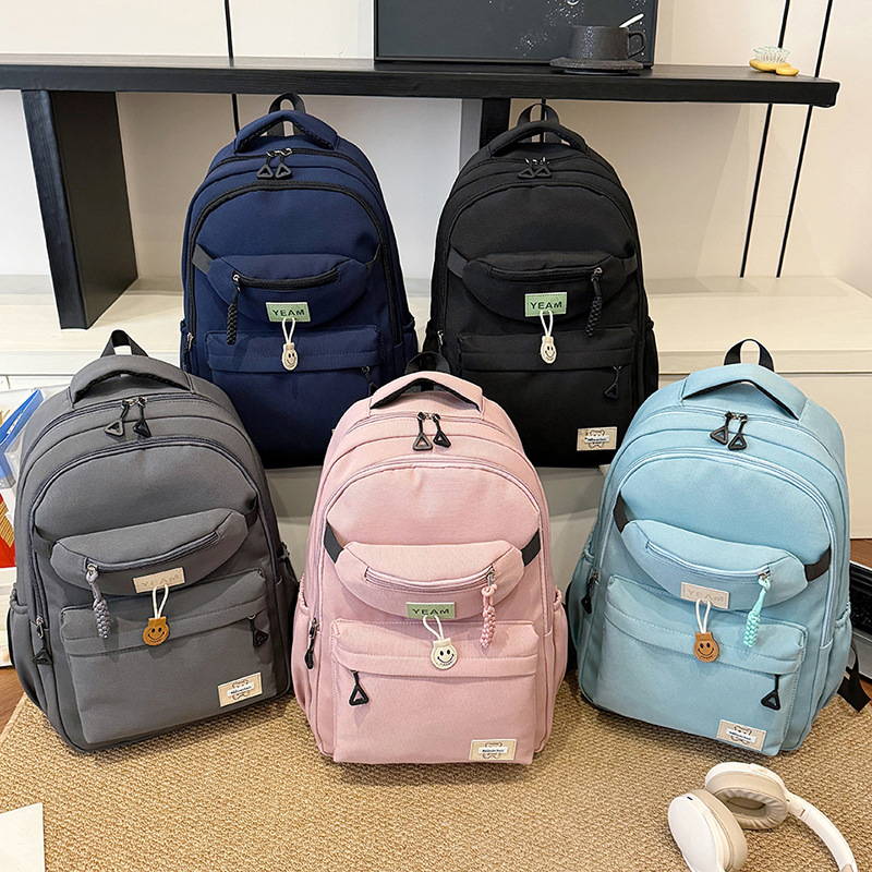 Nuevas mochilas transfronterizas de estudiantes universitarios, mochila de computadora de gran capacidad, mochila de viaje resistente al desgaste gruesa