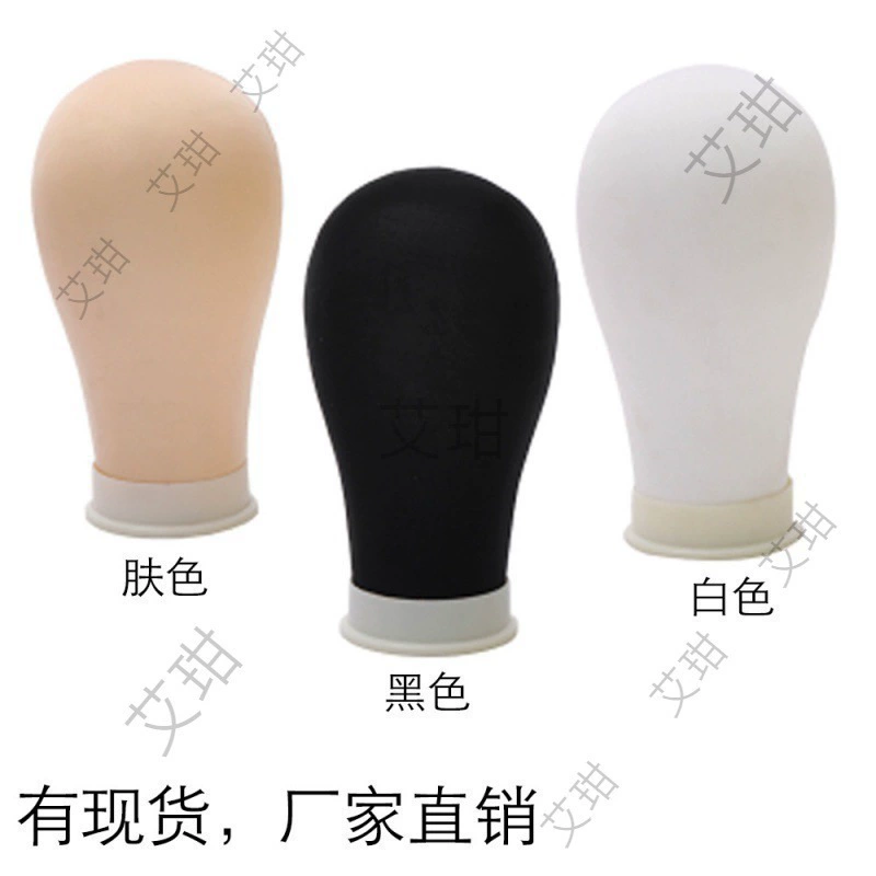 Human head for men and women from foam, stand, mannequin head, wig