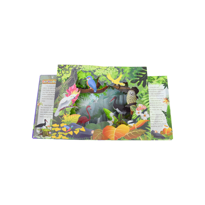 立体书印刷生产 早教益智立体书  0-3岁儿童认知立体书绘本厂家