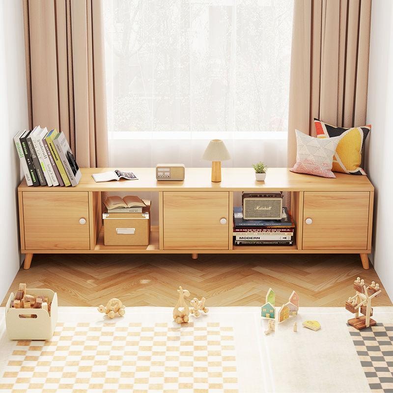 Bay window cabinet, storage cabinet, sunshade, floor-standing balcony storage, low cabinet, floor cabinet, storage cabinet for miscellaneous items, window sill, for home and bedroom use