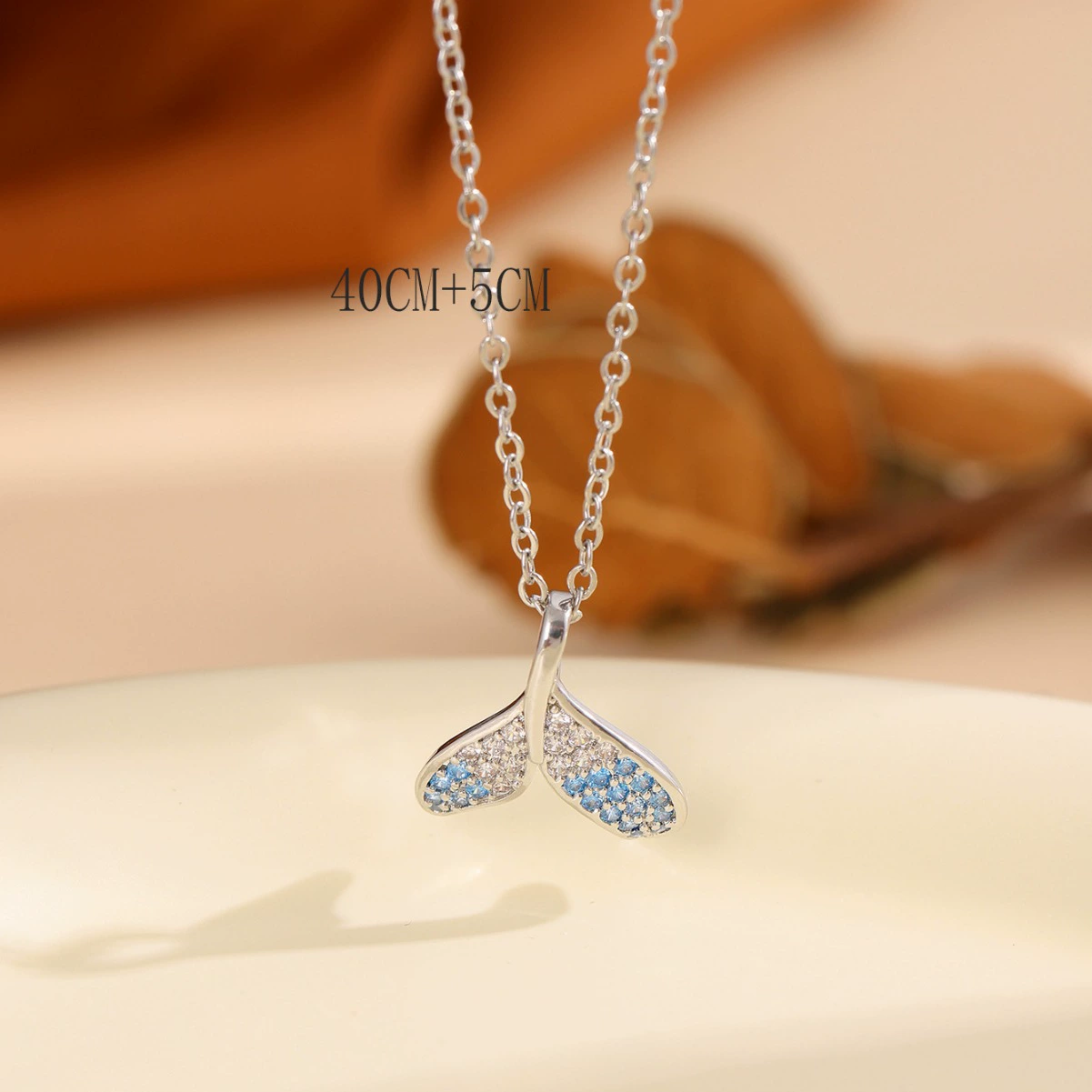  Necklace, chain for key bag , accessory, \"fish tail\" cut, light luxury style, high-quality style, Birthday gift
