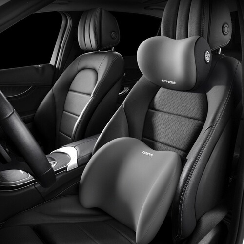 Car headrest, neck pillow, cushion, car pillow, car headrest, neck pillow, car seat decoration, memory foam lumbar support