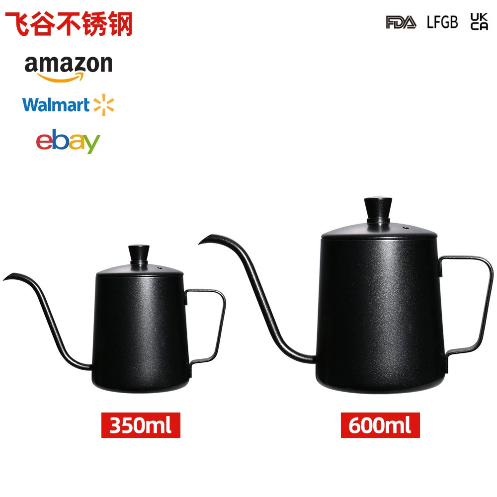 25-летний новый ручной кофейник из нержавеющей стали домашний кофе с крышкой