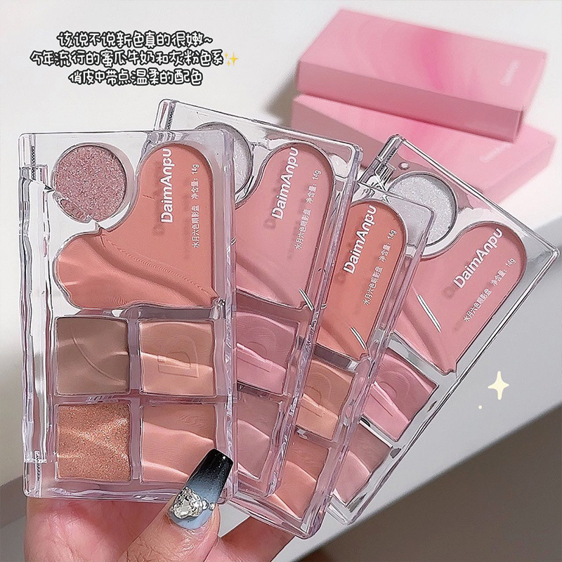 Daimanpu水月六色アイシャドー盤は繊細で飛びにくいです。|undefined