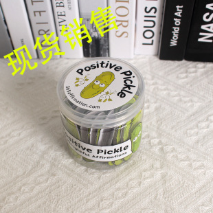 Cross-Border Positive Pickle Emotional Cards Positive Pickle Emotional Support Affirmation Cards