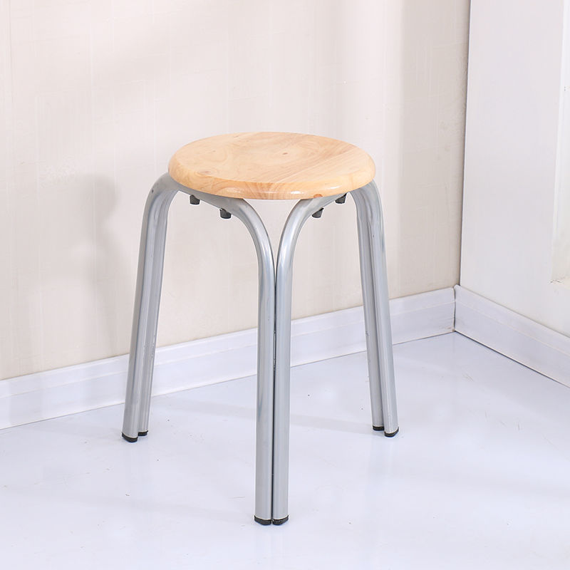 43cm 높이 25 튜브 은색 다리 단단한 나무 표면