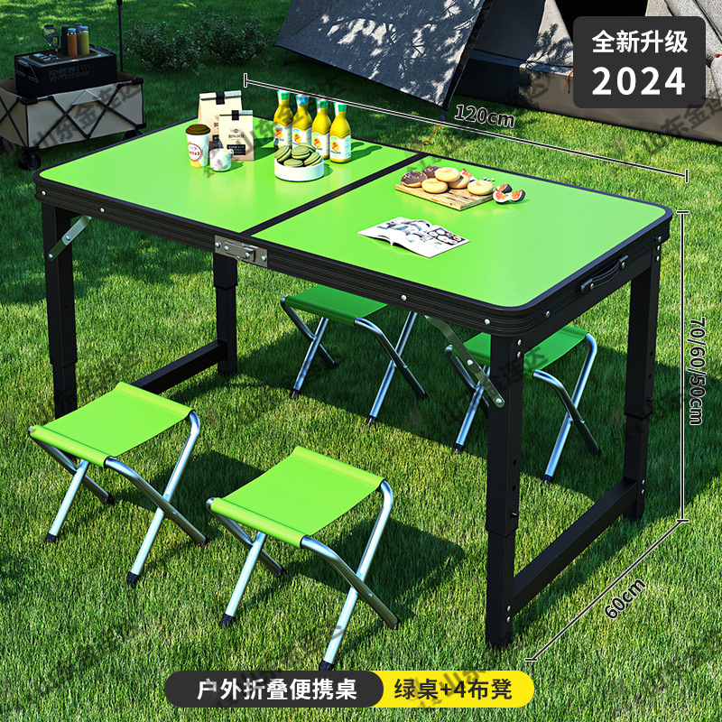 Mesa plegable, puestos al aire libre, mercado nocturno, mesa portátil, simple