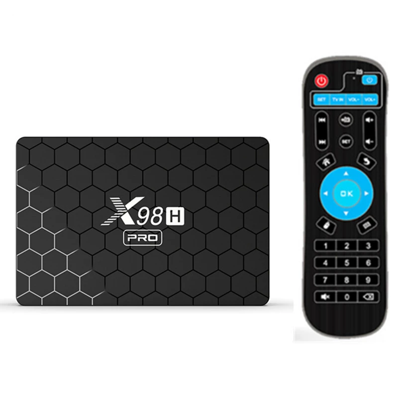 [X98H PRO H618 Android12 ТВ-бокс с Bluetooth WIFI6 4GB+64G телевизионная приставка]