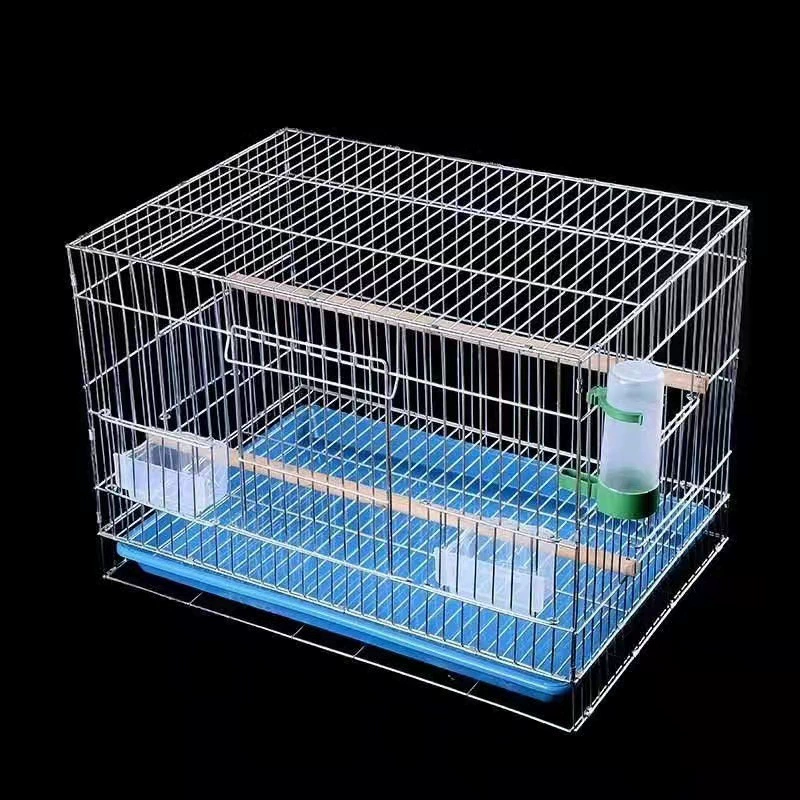 Оцинкованная клетка для размножения птиц большой грубой из нержавеющей стали