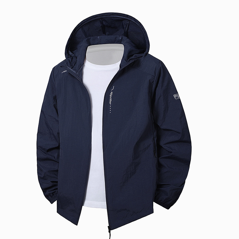 Mainly Recommended Sun Protection Clothing for Men, Summer Jacket, Thin Skin, Light Breathable, Anti-Uv Fishing Ice Silk Men's Sun Protection Clothing