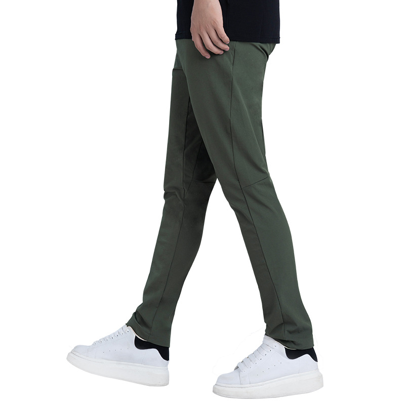 Dijia el mismo estilo pantalones casuales de secado rápido pantalones de escalada elásticos rectos delgados para hombres pantalones deportivos para correr al aire libre