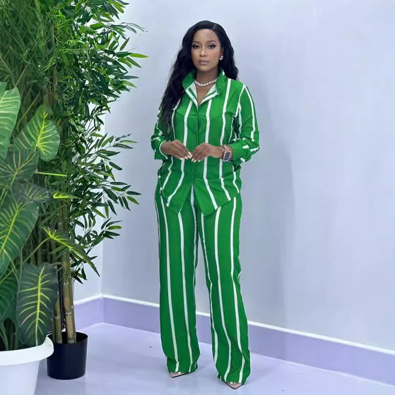 2025 Cross-Border New European and American Style Personalized Fashion Casual Suit Loose Slimming Amazon Spring and Autumn Long-Sleeved Women's Clothing 2025 Cross-Border New European and American Style Personalized Fashion Casual Suit Loose Slimming Amazon Spring and Autumn Long-Sleeved Women's Clothing